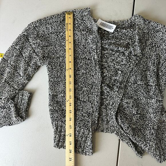 Vero Moda Women's Black/White Knit‎ Crop Cardigan Size XL - Picture 9 of 10